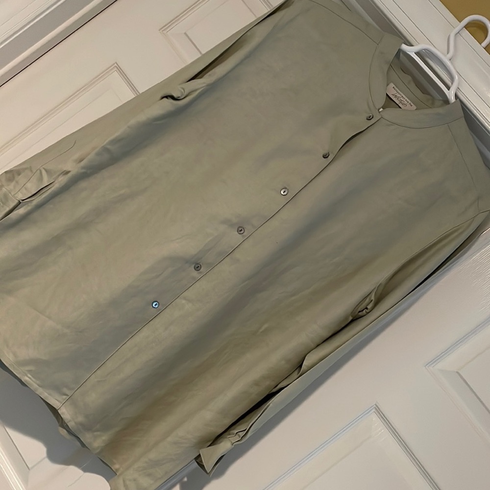 Lord & Taylor linen-blend tunic, Size 16